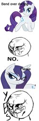 Size: 334x1024 | Tagged: safe, rarity, g4, bend over, comic, meme, rage comic, rage face, wet, wet mane, wet mane rarity