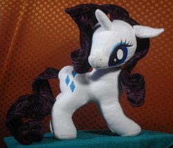 Size: 2157x1846 | Tagged: safe, artist:oblitor, rarity, pony, g4, irl, photo, plushie, solo