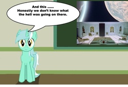 Size: 887x605 | Tagged: safe, lyra heartstrings, pony, g4, 2001: a space odyssey, chalkboard, human studies101 with lyra, meme