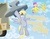 Size: 920x720 | Tagged: safe, artist:alevgor, derpy hooves, parasol, sunshower raindrops, pegasus, pony, ultra fast pony, feeling pinkie keen, g4, my little pony: friendship is magic, season 1, alternate character interpretation, anvil, caption, death threat, evil laugh, female, flying, i know exactly what went wrong, insanity, mare, out of character, scene parody, slasher smile, talking, text, threat, truck, underp, violence, wat