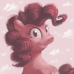 Size: 2100x2100 | Tagged: safe, artist:docwario, pinkie pie, earth pony, pony, g4, female, high res, looking at you, mare, solo