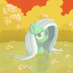 Size: 1200x1200 | Tagged: safe, artist:docwario, fluttershy, pony, g4, female, mare, solo, water