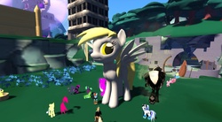 Size: 1920x1058 | Tagged: safe, derpy hooves, pegasus, pony, g4, female, mare, second life