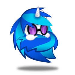 Size: 3508x3508 | Tagged: safe, artist:zackira, part of a set, dj pon-3, vinyl scratch, pony, g4, female, high res, simple background, solo, sphere ponies, transparent background