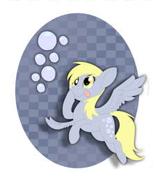 Size: 2381x2710 | Tagged: safe, artist:batlover800, derpy hooves, pegasus, pony, g4, bubble, cutie mark, derpy's cutie mark, female, high res, mare, solo