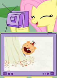 Size: 563x771 | Tagged: safe, fluttershy, pegasus, pony, g4, exploitable meme, fridge horror, fs doesn't know what she's getting into, happy tree friends, meme, painfully innocent fluttershy, the implications are horrible, this will end in tears, this will not end well, tv meme