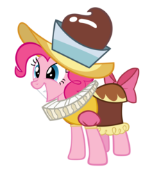 Size: 3000x3231 | Tagged: safe, artist:sidorovich, chancellor puddinghead, pinkie pie, earth pony, pony, g4, female, high res, mare, simple background, solo, transparent background, vector