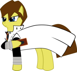 Size: 3394x3110 | Tagged: safe, artist:pixelspark, high res, ponified, seto kaiba, simple background, solo, transparent background