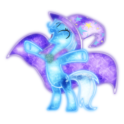 Size: 1000x1000 | Tagged: safe, artist:sylphastiel, artist:twilightsylph, trixie, pony, unicorn, g4, bipedal, eyes closed, female, mare, open mouth, simple background, solo, transparent background