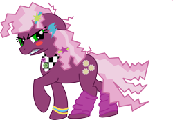 Size: 2629x1834 | Tagged: safe, artist:mostbodacious, cheerilee, earth pony, pony, g4, 80s, 80s cheerilee, braces, female, leg warmers, mare, simple background, solo, transparent background