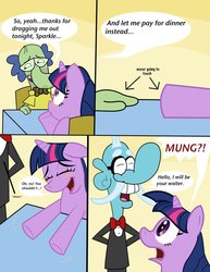 Size: 900x1166 | Tagged: safe, artist:abigail m., twilight sparkle, g4, chowder, comic, crossover, fish hooks, sedate night, wat