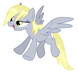 Size: 1800x1700 | Tagged: safe, artist:equestria-prevails, derpy hooves, pegasus, pony, g4, female, mare, simple background, solo, spread wings, transparent background, wet mane