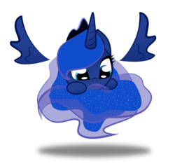 Size: 3929x3729 | Tagged: safe, artist:zackira, part of a set, princess luna, alicorn, pony, g4, cute, female, high res, lunabetes, mare, simple background, solo, sphere ponies, transparent background