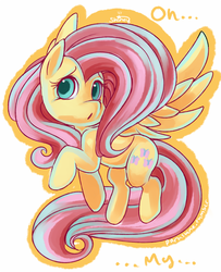 Size: 574x708 | Tagged: safe, artist:shineymagic, fluttershy, pony, g4, female, solo