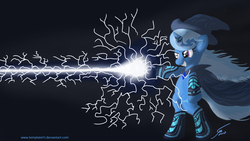 Size: 1920x1080 | Tagged: safe, artist:template93, trixie, pony, unicorn, g4, female, magic, mare, simple background, solo, transparent background