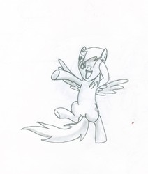 Size: 1271x1500 | Tagged: safe, artist:tyrellus, derpy hooves, pegasus, pony, g4, female, mare, solo