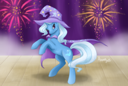 Size: 1200x804 | Tagged: safe, artist:amenoo, trixie, pony, unicorn, g4, female, mare, solo