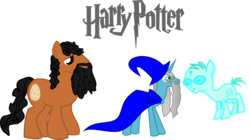 Size: 5766x3220 | Tagged: safe, artist:asdflove, albus dumbledore, cuthbert binns, harry potter (series), ponified, rubeus hagrid, simple background, transparent background, vector