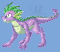 Size: 700x600 | Tagged: safe, artist:thepipefox, spike, dragon, g4, male, solo