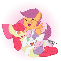 Size: 1700x1700 | Tagged: safe, artist:thedeseasedcow, apple bloom, scootaloo, sweetie belle, g4, cutie mark crusaders