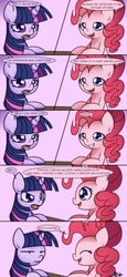 Size: 700x1525 | Tagged: safe, artist:solar-slash, pinkie pie, twilight sparkle, g4, comic