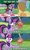 Size: 474x800 | Tagged: safe, edit, edited screencap, screencap, applejack, rainbow dash, twilight sparkle, earth pony, pegasus, pony, unicorn, a canterlot wedding, g4, female, heavy weapons guy, horn, image macro, kill them all, magic, mare, sandvich, sandwich, sandwich armor, team fortress 2, telekinesis, this will end in pain