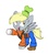 Size: 569x650 | Tagged: safe, artist:carnifex, derpy hooves, pegasus, pony, g4, clothes, costume, female, goofy (disney), mare, solo