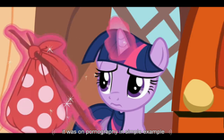 Size: 1024x640 | Tagged: safe, screencap, twilight sparkle, dragon quest, g4, youtube caption