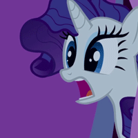Size: 200x200 | Tagged: safe, screencap, rarity, pony, unicorn, g4, season 1, suited for success, animated, blowing, breathing, bust, cropped, female, hyperventilating, loop, marshmelodrama, messy mane, panting, solo