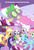 Size: 1426x2124 | Tagged: safe, edit, edited screencap, screencap, applejack, fluttershy, pinkie pie, rainbow dash, rarity, spike, twilight sparkle, earth pony, pegasus, pony, unicorn, g4, ponyville confidential, butt, caption, comic, dialogue, female, image macro, male, mane seven, mane six, mare, plot, wide eyes