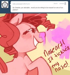 Size: 656x700 | Tagged: dead source, safe, artist:dhui, pinkie pie, ask tired pie, g4, tumblr
