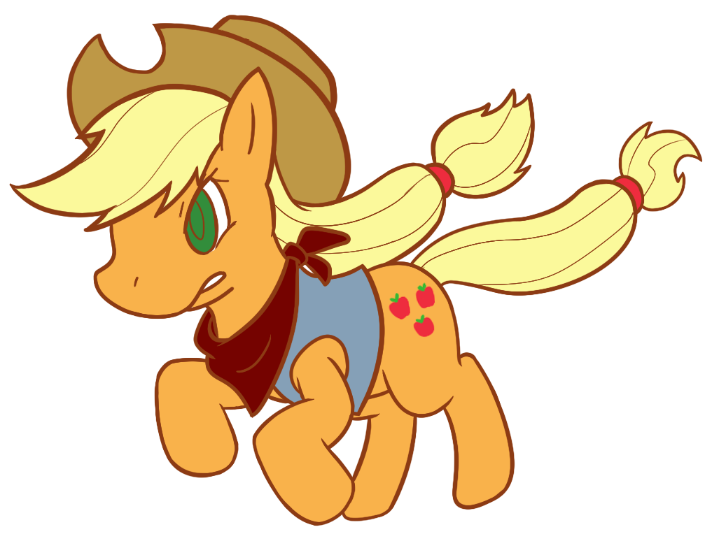 #43202 - safe, artist:dialbm, applejack, pony, clothes, female, running ...