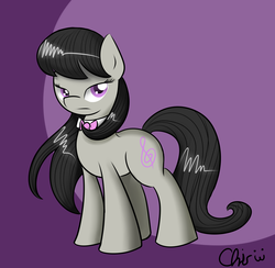 Size: 1953x1909 | Tagged: safe, artist:nekocrispy, octavia melody, earth pony, pony, g4, female, mare, necktie, solo