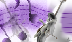 Size: 2000x1176 | Tagged: safe, artist:bronyontheway, octavia melody, earth pony, pony, g4, bipedal, cello, female, music notes, musical instrument, solo