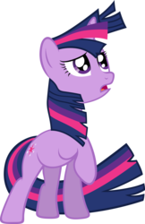 Size: 3319x5121 | Tagged: safe, artist:ocarina0ftimelord, twilight sparkle, pony, unicorn, g4, season 3, the crystal empire, female, flowing mane, mare, open mouth, raised hoof, simple background, solo, the failure song, transparent background, unicorn twilight, vector, windswept mane