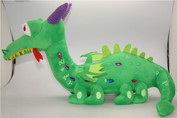 Size: 742x495 | Tagged: safe, artist:onlyfactory, crackle, dragon, g4, bootleg, irl, photo, plushie, toy