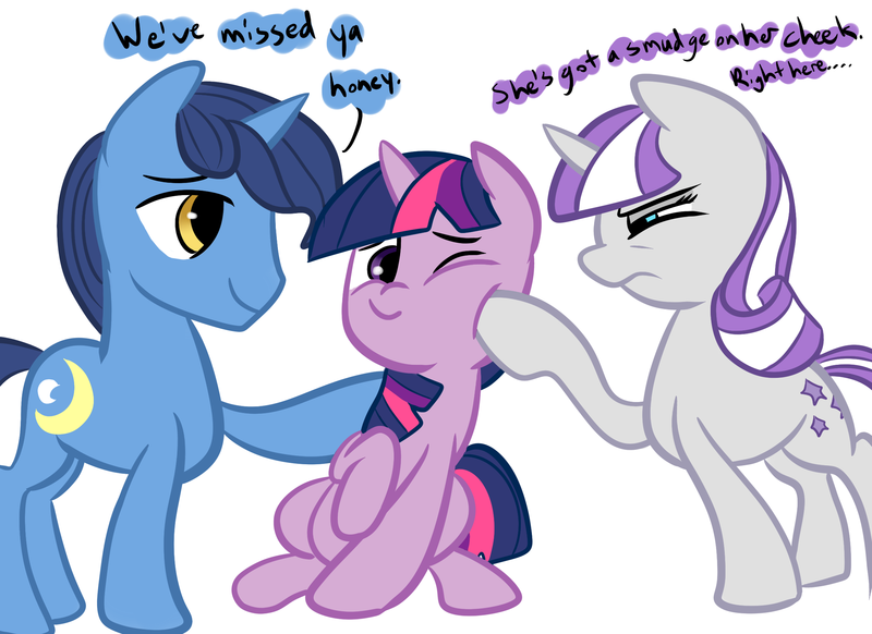 43368 - safe, artist:rustydooks, artist:tess, night light, twilight sparkle,  twilight velvet, mothers gonna mother - Derpibooru