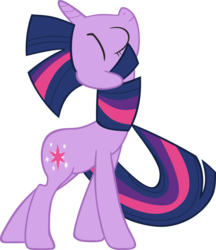 Size: 4329x5000 | Tagged: safe, artist:greseres, twilight sparkle, pony, unicorn, g4, season 3, the crystal empire, absurd resolution, eyes closed, female, mane toss, mare, simple background, solo, the failure song, transparent background, unicorn twilight, vector