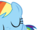 Size: 1800x1080 | Tagged: safe, artist:shadyhorseman, rainbow dash, pegasus, pony, g4, eyes closed, female, kissing, mare, offscreen character, pov, smooch, solo