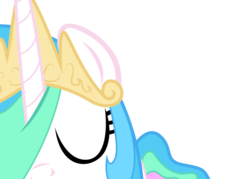 Size: 4500x3217 | Tagged: safe, artist:shadyhorseman, princess celestia, alicorn, pony, g4, eyes closed, female, kissing, mare, pov, simple background, smooch, solo, transparent background, vector