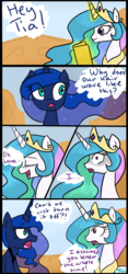 Size: 672x1436 | Tagged: safe, artist:annehairball, princess celestia, princess luna, alicorn, pony, g4, comic, duo, ethereal mane, female, mare