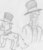 Size: 1485x1725 | Tagged: safe, caesar, count caesar, human, g4, hat, humanized, monocle and top hat, sketch, traditional art