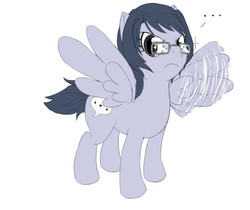 Size: 600x503 | Tagged: safe, artist:vcr, deaf, glasses, katawa shoujo, ponified, shizune hakamichi