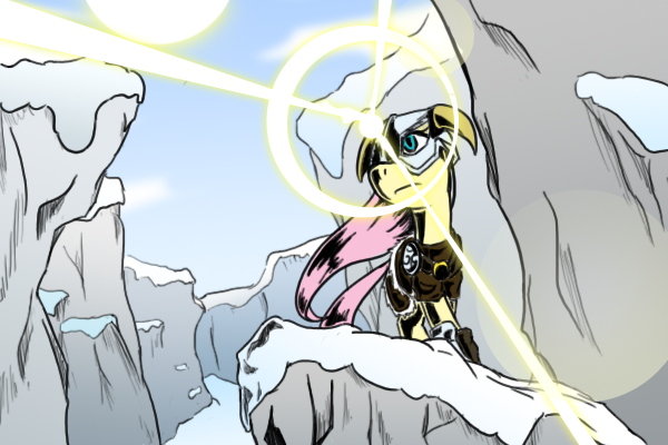 Artist Needed Safe Fluttershy Pegasus Pony Crossover