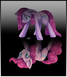 Size: 800x922 | Tagged: safe, artist:inuhoshi-to-darkpen, pinkie pie, g4, crying, duality, pinkamena diane pie, sad