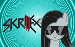 Size: 1131x707 | Tagged: safe, artist:raccoon224, dubstep, ponified, skrillex