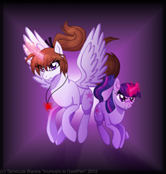 Size: 1948x2041 | Tagged: safe, artist:inuhoshi-to-darkpen, twilight sparkle, alicorn, pony, g4, crossover, magical girl lyrical nanoha, ponified, takamachi nanoha, this will end in befriending, this will end in pain