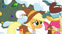 Size: 480x270 | Tagged: safe, screencap, applejack, chancellor puddinghead, pinkie pie, smart cookie, earth pony, pony, g4, hearth's warming eve (episode), animated, female, hearth's warming eve, map