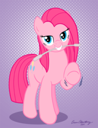 Size: 518x678 | Tagged: safe, artist:brianblackberry, pinkie pie, earth pony, pony, g4, bedroom eyes, female, pinkamena diane pie, riding crop, solo, underhoof