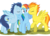 Size: 723x526 | Tagged: source needed, safe, artist:brianblackberry, rainbow dash, soarin', spitfire, pegasus, pony, g4, bisexual, bisexual female, cheek kiss, female, herd, kiss sandwich, kissing, lesbian, lesbian in front of boys, male, mare, ot3, polyamory, ship:soarindash, ship:soarindashfire, ship:spitdash, shipping, simple background, spread wings, stallion, straight, transparent background, trio, wingboner, wings